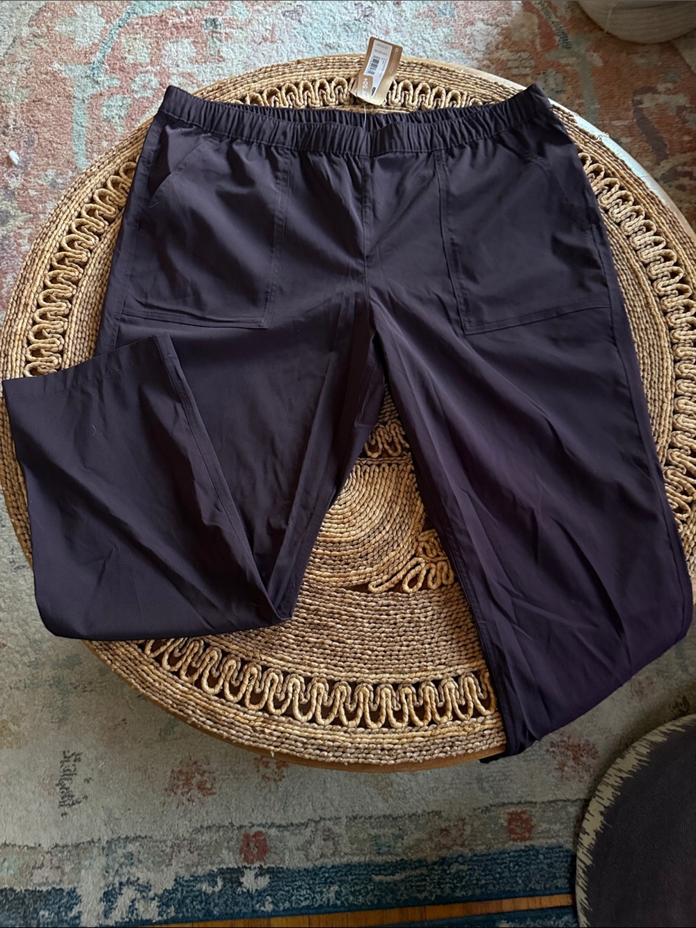 Eddie Bauer Women’s Rainer Ripstop Pant XL BlackBerry